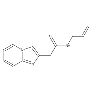 n-Allyl-2-(imidazo[1,2-a]pyridin-2-yl)acetamide Structure