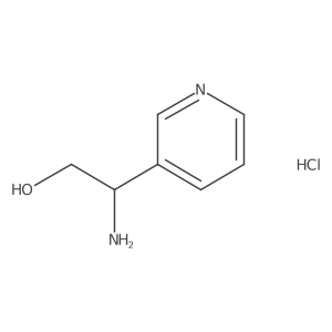 (S)-2-amino-2-(pyridin-3-yl)ethanol hydrochloride Structure