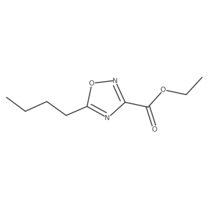 Ethyl 5-butyl-1,2,4-oxadiazole-3-carboxylate Structure