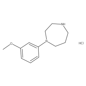 1-(3-Methoxyphenyl)homopiperazine monohydrochloride结构式