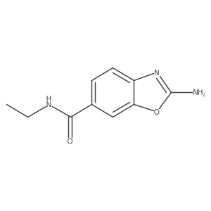 2-amino-N-ethyl-1,3-benzoxazole-6-carboxamide结构式