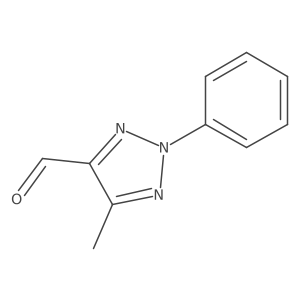 5-methyl-2-phenyl-2H-1,2,3-triazole-4-carbaldehyde Structure