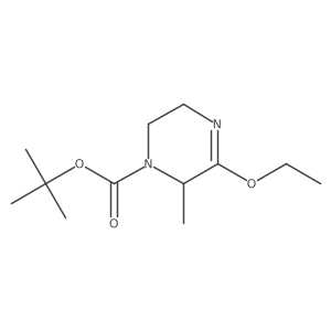 tert-butyl 3-ethoxy-2-methyl-5,6-dihydropyrazine-1(2H)-carboxylate Structure