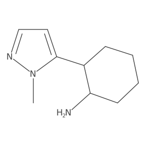 2-(1-Methyl-1h-pyrazol-5-yl)cyclohexan-1-amine Structure