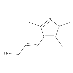 3-(1,3,5-Trimethyl-1h-pyrazol-4-yl)prop-2-en-1-amine Structure