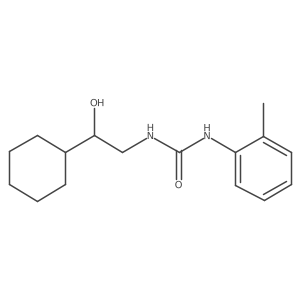 1-(2-Cyclohexyl-2-hydroxyethyl)-3-(o-tolyl)urea Structure