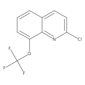 2-Chloro-8-(trifluoromethoxy)quinoline结构式