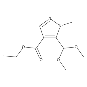ethyl 5-(dimethoxymethyl)-1-methyl-1H-pyrazole-4-carboxylate Structure