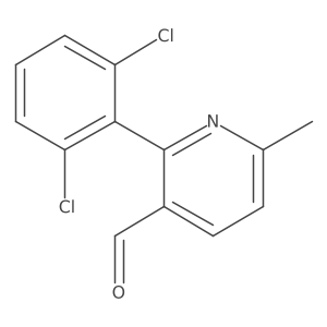 2-(2,6-Dichlorophenyl)-6-methylnicotinaldehyde Structure