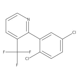 FC(F)(F)c1cccnc1-c1cc(Cl)ccc1Cl结构式