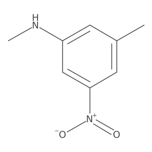 N,3-dimethyl-5-nitroaniline结构式