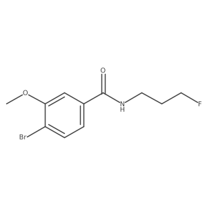 4-Bromo-N-(3-fluoropropyl)-3-methoxybenzamide Structure