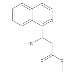 Methyl 3-hydroxy-3-(isoquinolin-1-yl)propanoate Structure
