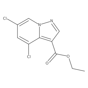 Ethyl 4,6-dichloropyrazolo[1,5-A]pyridine-3-carboxylate Structure