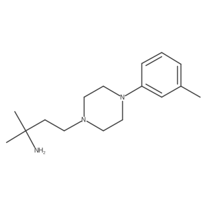 2-Methyl-4-[4-(3-methylphenyl)piperazin-1-yl]butan-2-amine结构式
