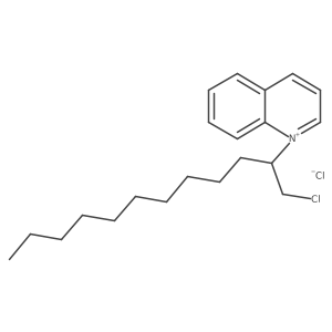 1-(1-(Chloromethyl)undecyl)quinolinium chloride Structure