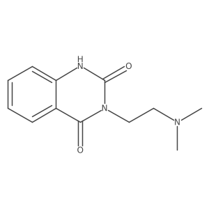 2,4(1H,3H)-Quinazolinedione, 3-[2-(dimethylamino)ethyl]- Structure