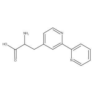 (S)-3-([2,2'-Bipyridin]-4-yl)-2-aminopropanoic acid结构式