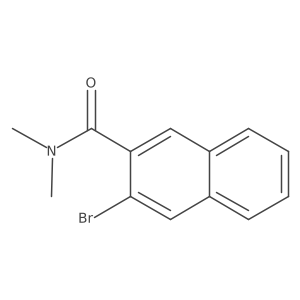3-Bromo-N,N-dimethyl-2-naphthamide Structure
