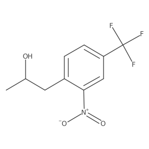1-(2-Nitro-4-(trifluoromethyl)phenyl)propan-2-ol Structure