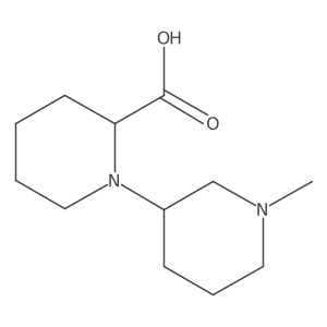 1'-Methyl-[1,3'-bipiperidine]-2-carboxylic acid结构式