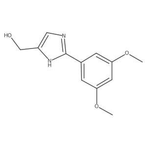 2-(3,5-Dimethoxyphenyl)imidazole-5-methanol Structure