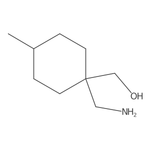 [1-(Aminomethyl)-4-methylcyclohexyl]methanol结构式
