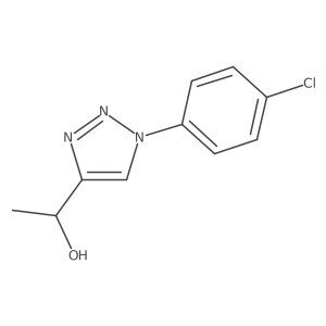 1-[1-(4-chlorophenyl)-1H-1,2,3-triazol-4-yl]ethan-1-ol Structure