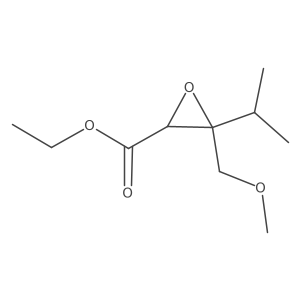 Ethyl 3-(methoxymethyl)-3-(propan-2-yl)oxirane-2-carboxylate Structure
