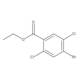 Ethyl 4-bromo-2,5-dichlorobenzoate结构式