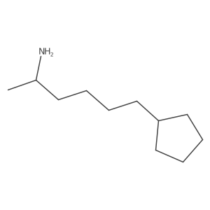 6-Cyclopentylhexan-2-amine Structure