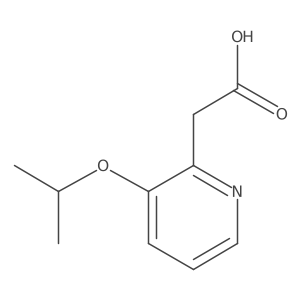2-[3-(Propan-2-yloxy)pyridin-2-yl]acetic acid结构式