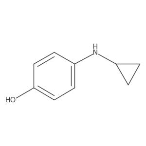 4-(Cyclopropylamino)phenol结构式