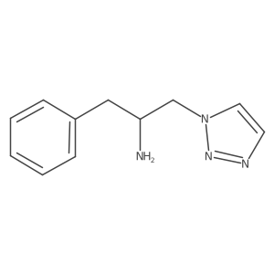 1-Phenyl-3-(1H-1,2,3-triazol-1-yl)propan-2-amine结构式