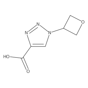 1-(Oxetan-3-yl)-1H-1,2,3-triazole-4-carboxylic acid Structure