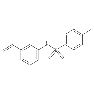 N-(3-formylphenyl)-4-methylbenzenesulfonamide结构式