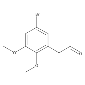 2-(5-Bromo-2,3-dimethoxyphenyl)acetaldehyde结构式