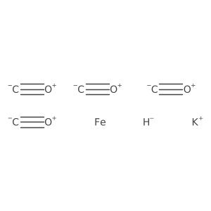 Potassium tetracarbonyliron hydride Structure
