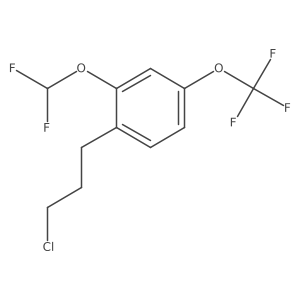 1-(3-Chloropropyl)-2-(difluoromethoxy)-4-(trifluoromethoxy)benzene Structure