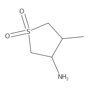 (3S,4R)-3-Amino-4-methyltetrahydrothiophene 1,1-dioxide Structure