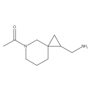 1-(1-(Aminomethyl)-5-azaspiro[2.5]octan-5-yl)ethanone Structure
