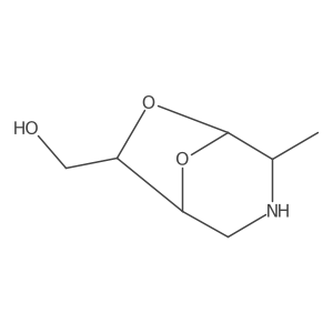 6,8-Dioxa-3-azabicyclo[3.2.1]octane-7-methanol, 4-methyl- Structure