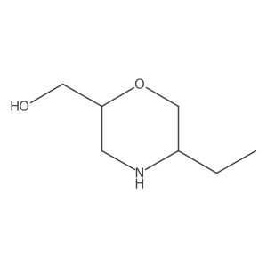 5-Ethyl-2-morpholinemethanol结构式