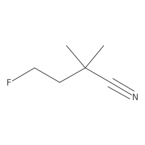 4-Fluoro-2,2-dimethylbutanenitrile Structure