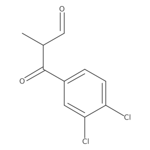 3-(3,4-Dichlorophenyl)-2-methyl-3-oxopropanal Structure