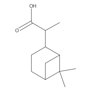 2-{6,6-Dimethylbicyclo[3.1.1]heptan-2-yl}propanoic acid Structure