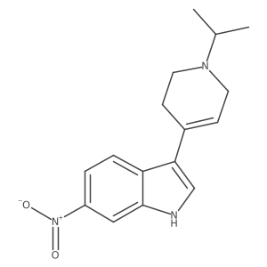 3-(1-isopropyl-3,6-dihydro-2H-pyridin-4-yl)-6-nitro-1H-indole Structure