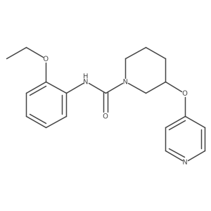 N-(2-ethoxyphenyl)-3-(pyridin-4-yloxy)piperidine-1-carboxamide结构式