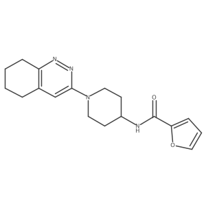 N-(1-(5,6,7,8-tetrahydrocinnolin-3-yl)piperidin-4-yl)furan-2-carboxamide Structure