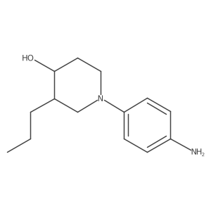 1-(4-Aminophenyl)-3-propylpiperidin-4-ol结构式